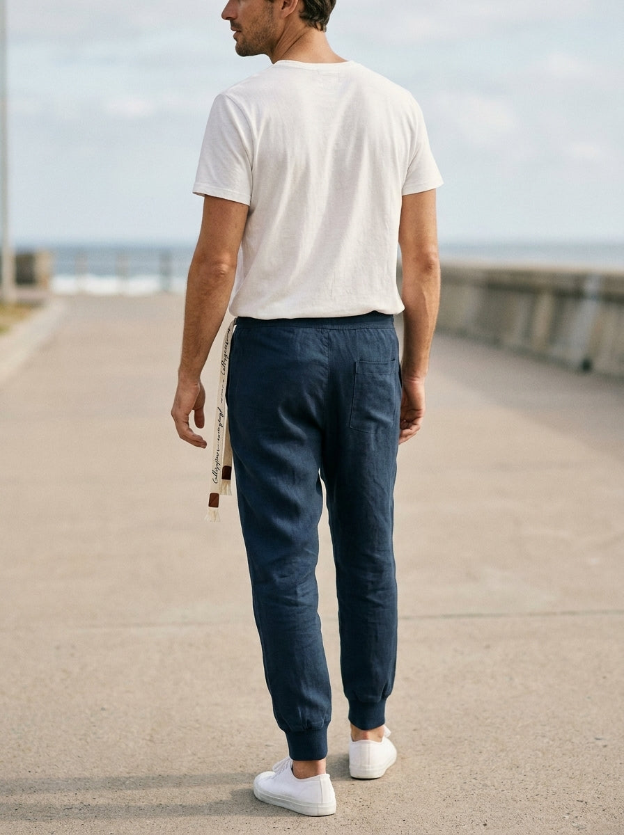 Gentaro Trousers - Relaxed Harem - Navy Blue