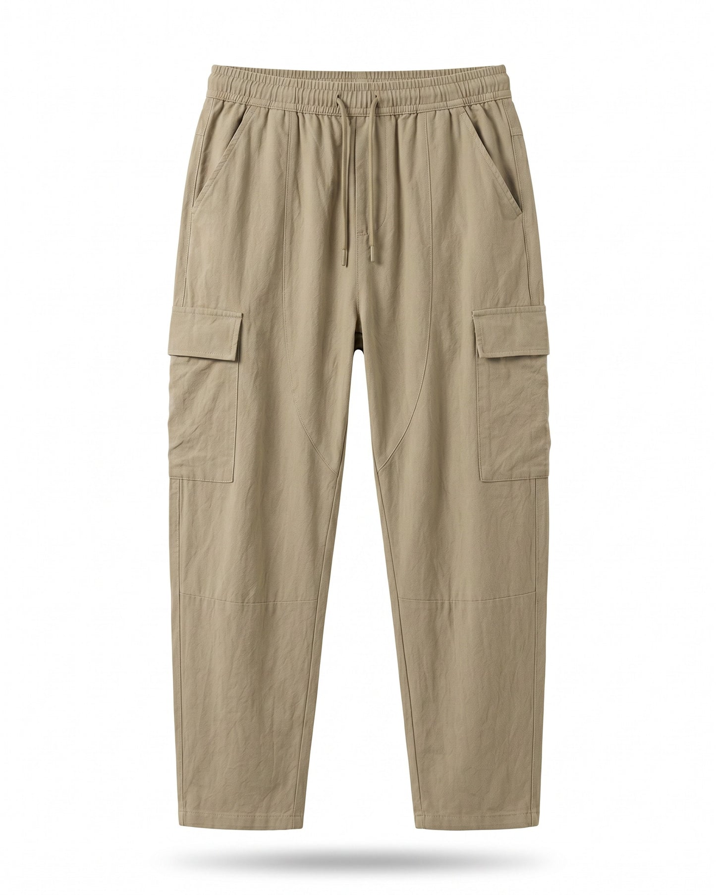 Uran Trousers - Relaxed Cotton in Khaki