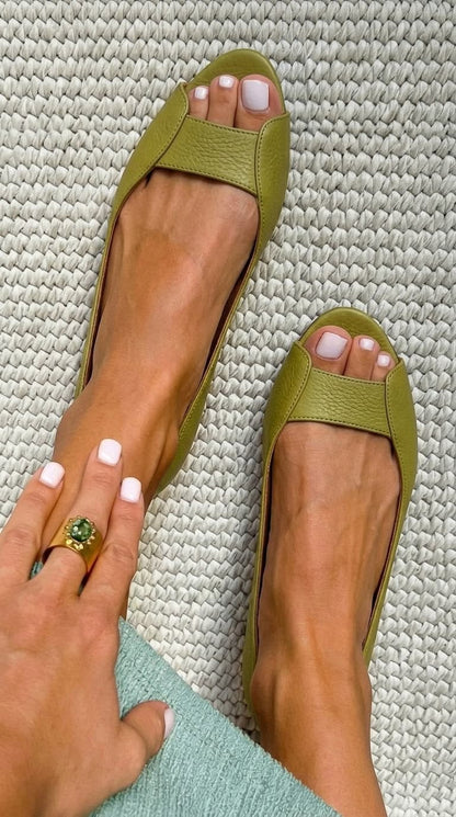 Adeline Sandals - Champagne Metallic