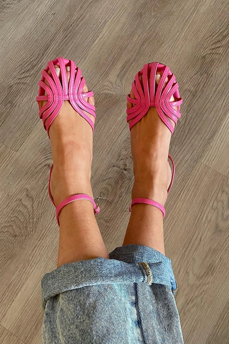 Victoire Sandals - Jewelled Ankle-Strap