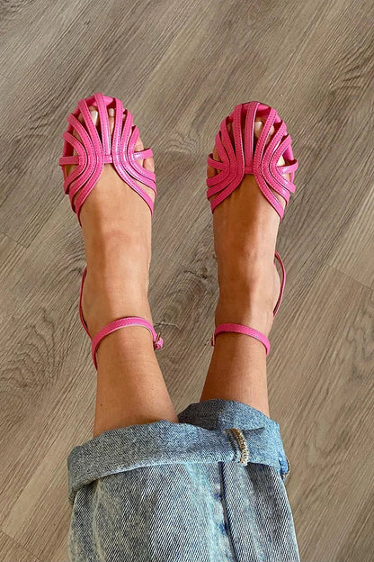 Victoire Sandals - Jewelled Ankle-Strap