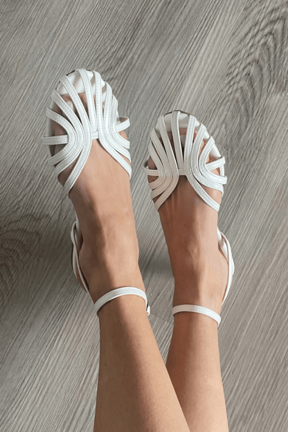 Victoire Sandals - Jewelled Ankle-Strap