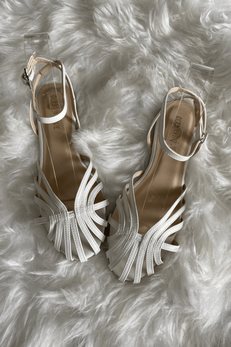 Victoire Sandals - Jewelled Ankle-Strap