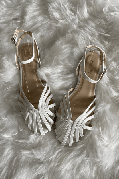 Victoire Sandals - Jewelled Ankle-Strap