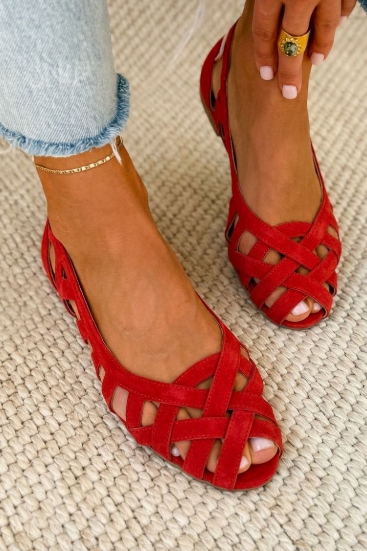 Camille Sandals - Braided Flat
