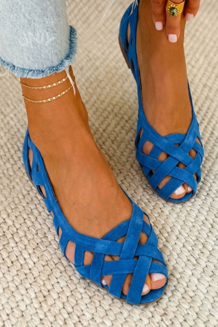 Camille Sandals - Braided Flat