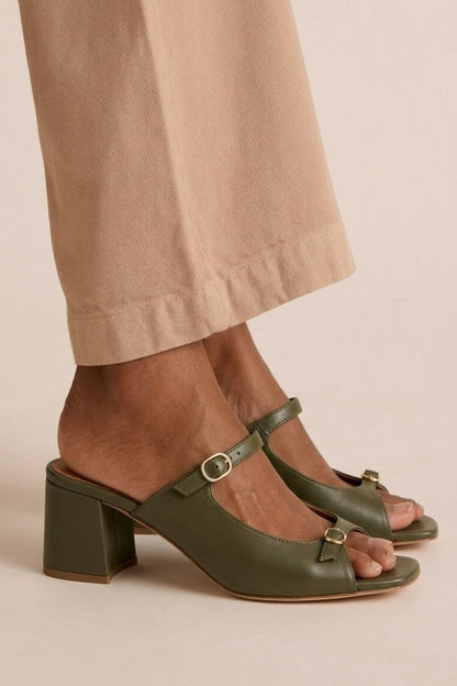 Sienna Sandals - Cut-Out Colourblock