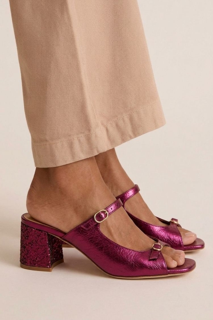 Sienna Sandals - Cut-Out Colourblock