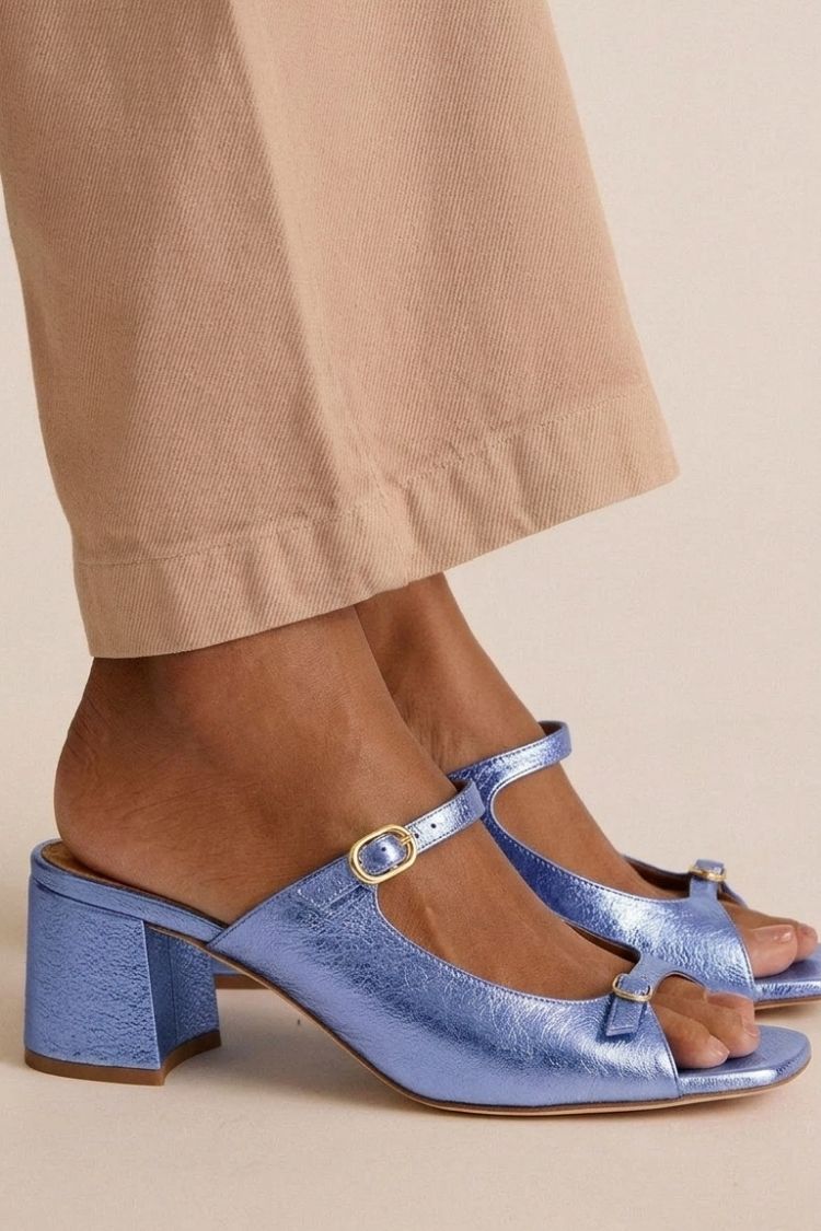 Sienna Sandals - Cut-Out Colourblock
