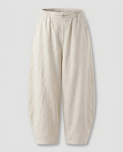 Cadence Trousers - Relaxed Wide-Leg Linen — Rovelie photo drop Jul21
