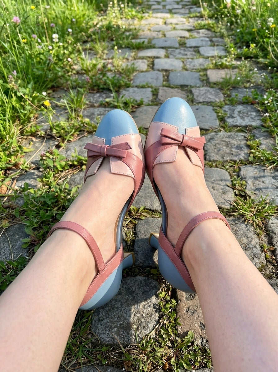 Beatrix Heels - Comfort Block