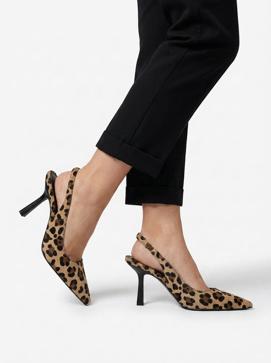 Ines Heels - Leopard Comfort