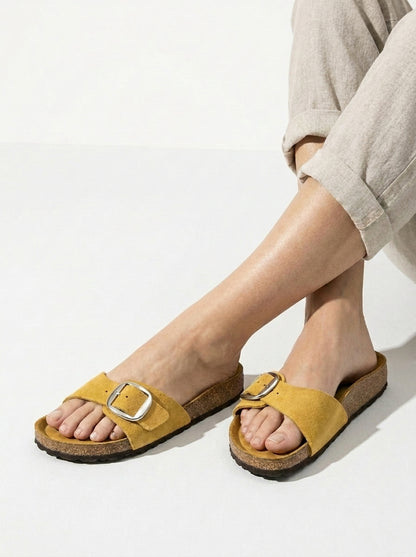 Mules Amalie - Moutarde