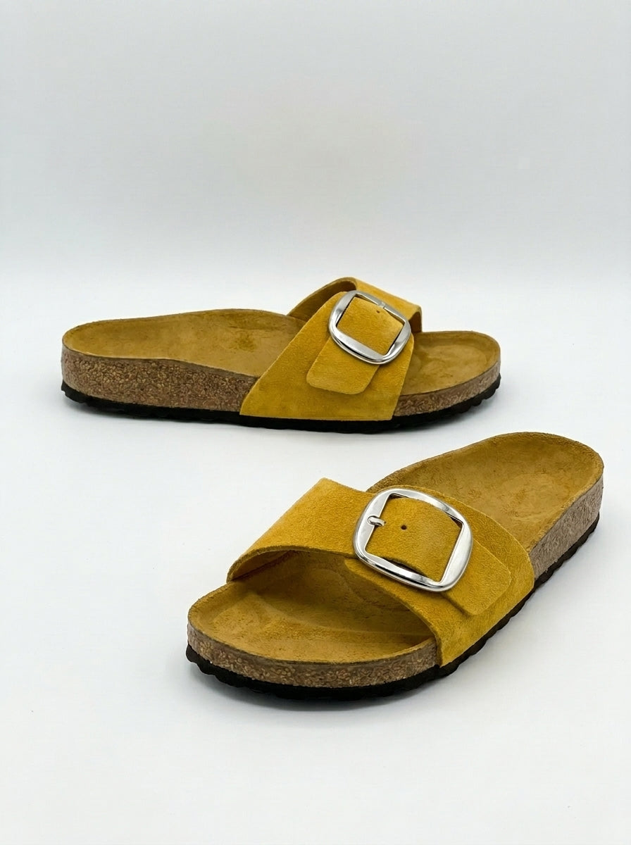 Mules Amalie - Moutarde