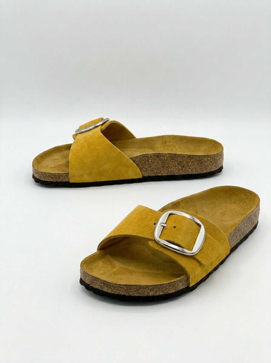 Mules Amalie - Moutarde