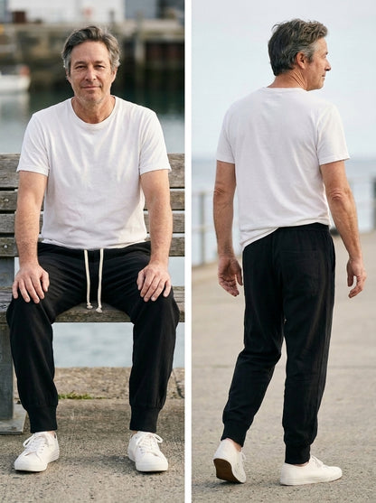 Gentaro Trousers - Relaxed Harem - Black