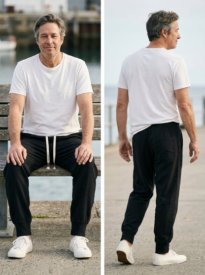 Gentaro Trousers - Relaxed Harem - Black