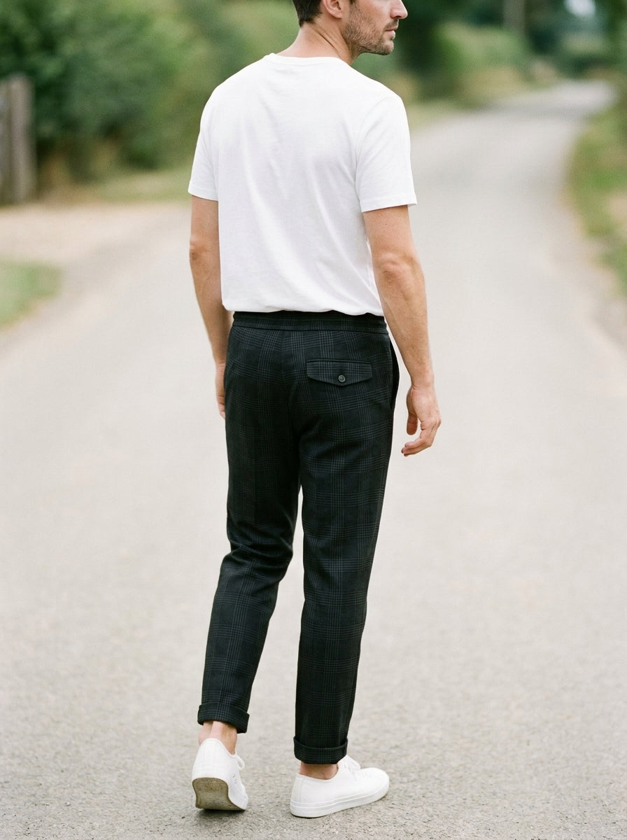 Moshihiro Trousers - Relaxed Everyday - Black