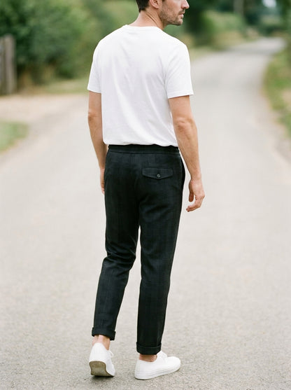 Moshihiro Trousers - Relaxed Everyday - Black