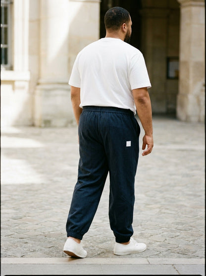Kazekawa Trousers - Straight Crepe - Blue