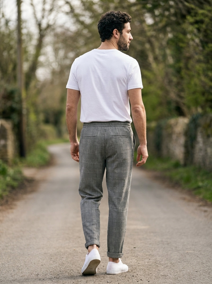 Moshihiro Trousers - Relaxed Everyday - Gray