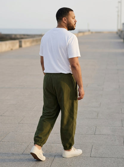 Soraichi Trousers - Loose Pleated - Green