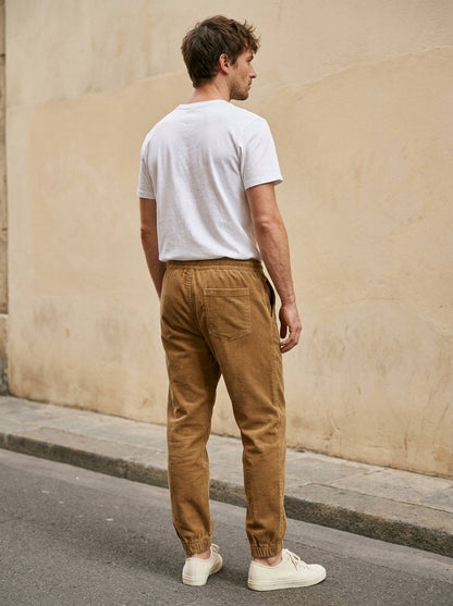 Haruki Corduroy Trousers - khakibrown