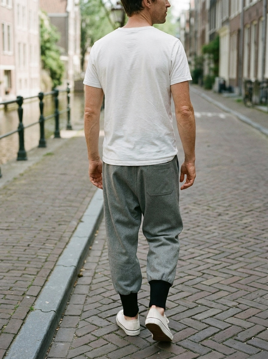 Kumori Trousers - Roomy Harem - Light Gray