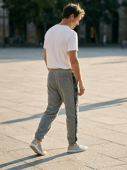 Tori Trousers - Tapered Harem - Light Grey