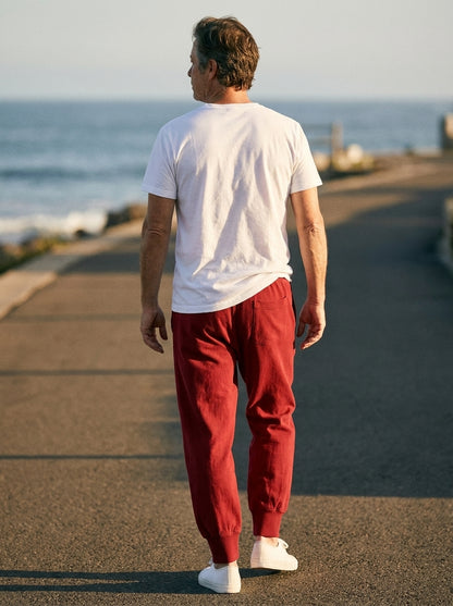 Gentaro Trousers - Relaxed Harem - Red