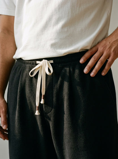 Soraichi Trousers - Loose Pleated - Black