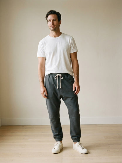Yoshika Trousers - Relaxed Drawstring - Black
