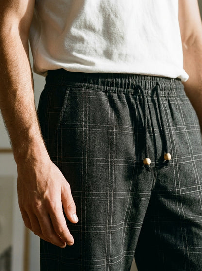 Moshihiro Trousers - Relaxed Everyday - Black