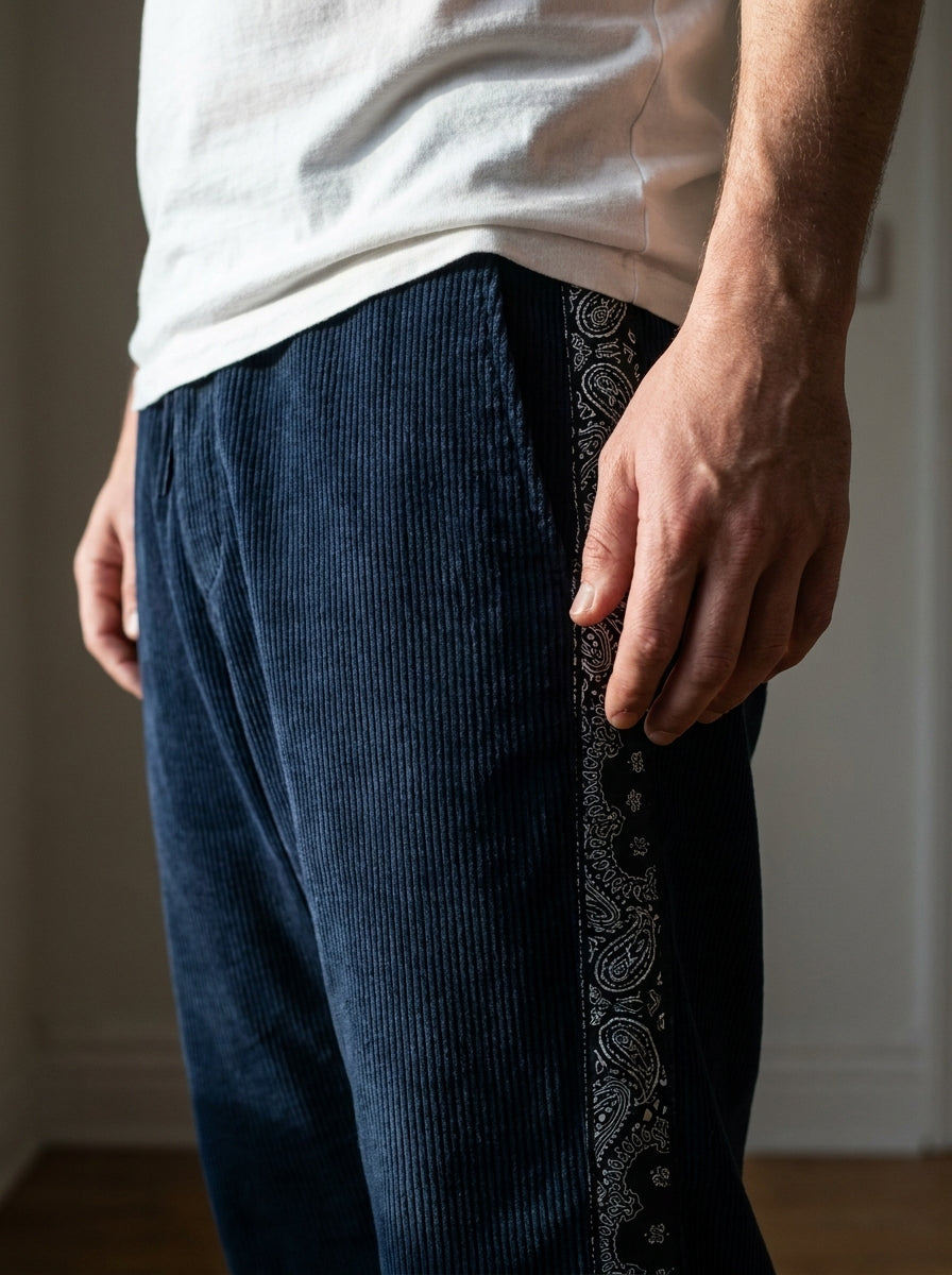 Tori Trousers - Tapered Harem - Blue