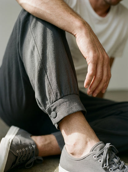 Makito Trousers - Everyday Drawstring - Gray
