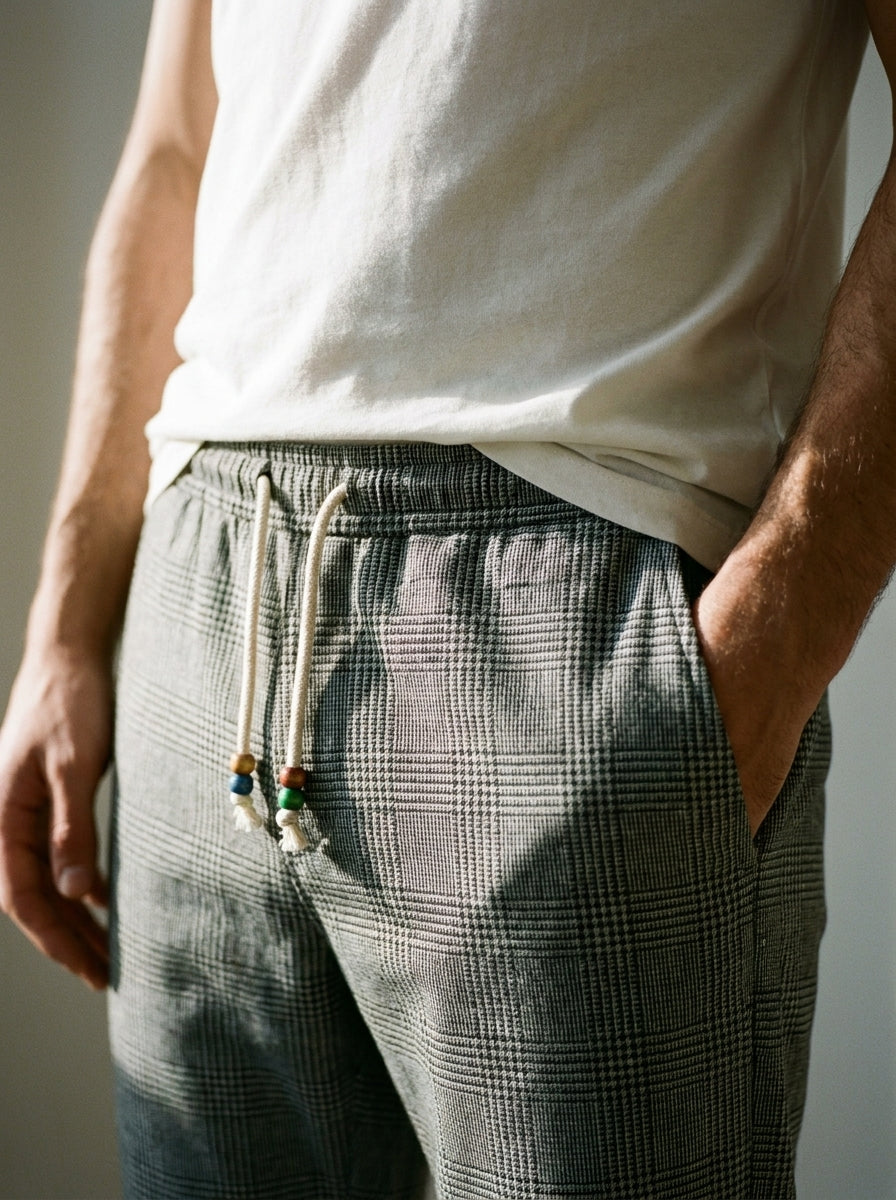 Moshihiro Trousers - Relaxed Everyday - Gray