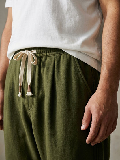 Soraichi Trousers - Loose Pleated - Green