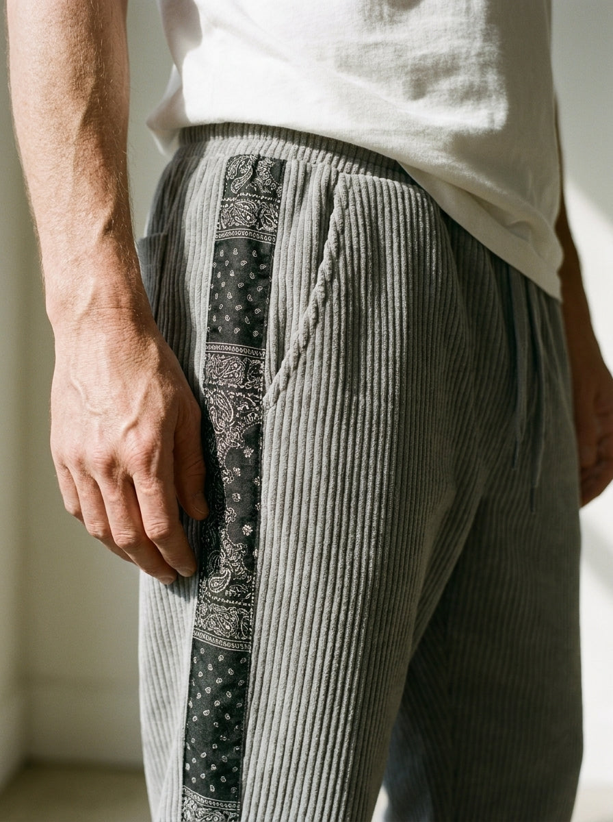 Tori Trousers - Tapered Harem - Light Grey