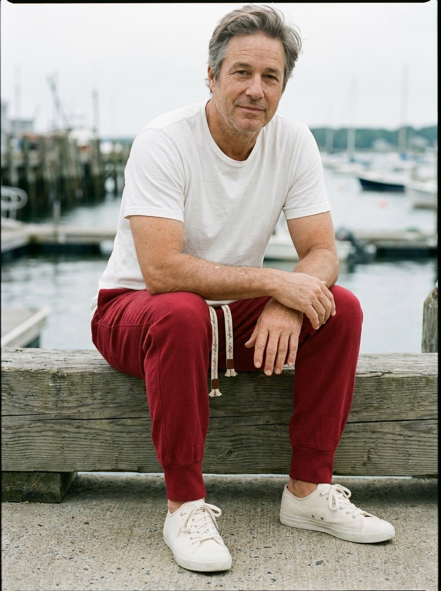 Gentaro Trousers - Relaxed Harem - Red