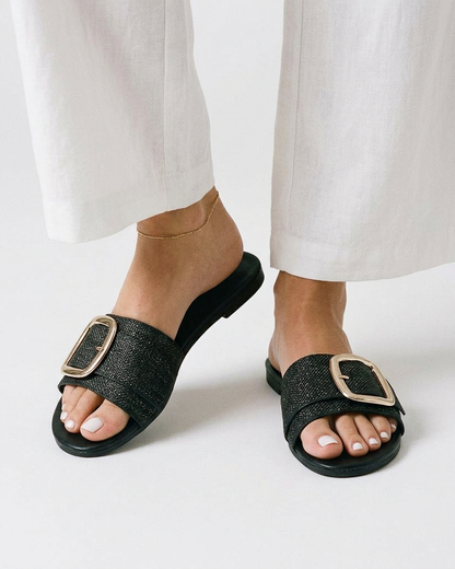 Arco Sandals in Black - front variant black