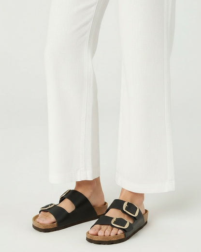 Gael Sandals - Faux Leather in Black Matte