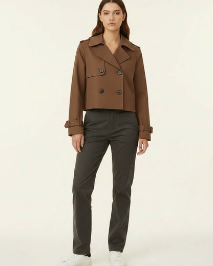 Aster Coat in Brown