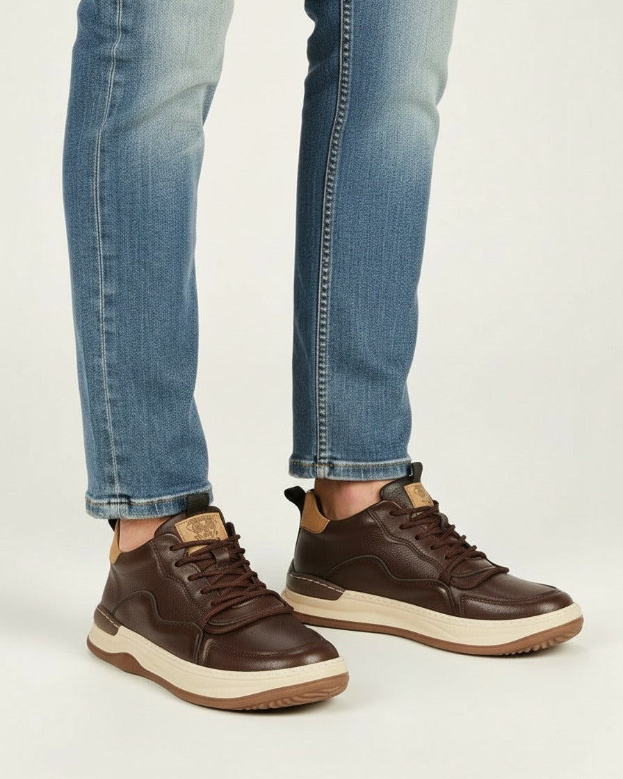 Dael Shoes - Leather in Brown