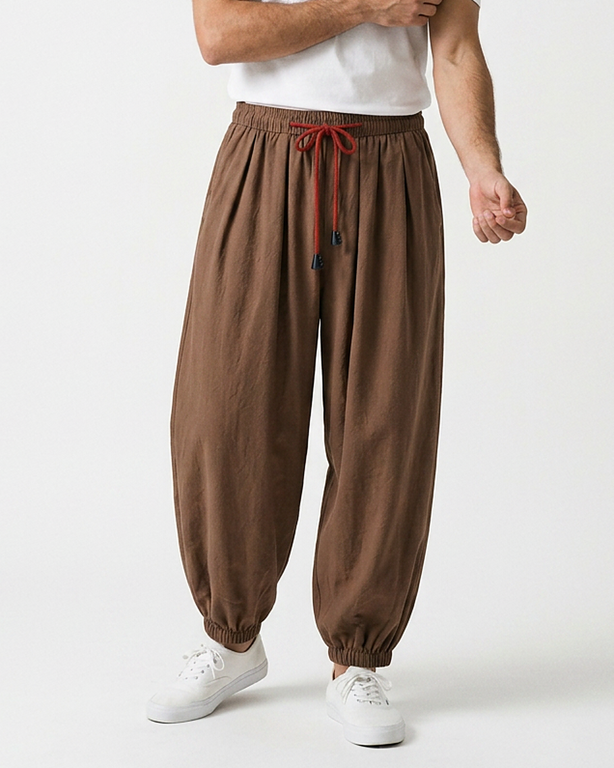 Jaan Trousers - Relaxed Linen in coffee