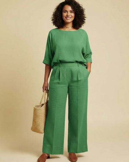 Jude Shirt - Relaxed Linen in Green