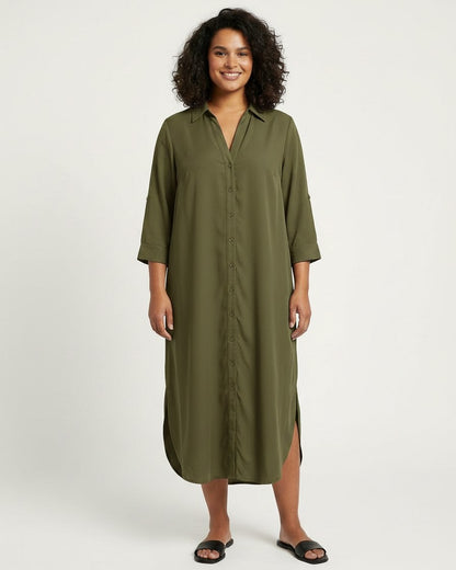 Aster Dress - Relaxed in Green