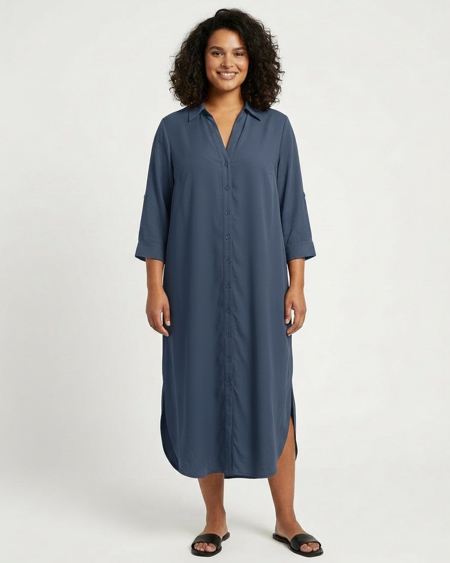 Aster Dress - Relaxed in Jeans Blauw