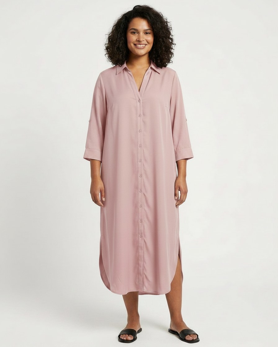 Aster Dress - Relaxed in Pink