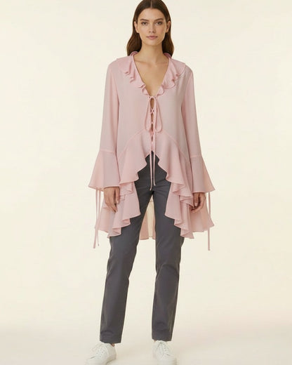 Brae Blouse in Pink