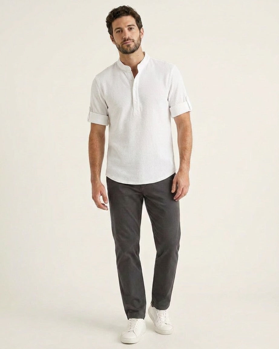 Noa Shirt - Cotton in White